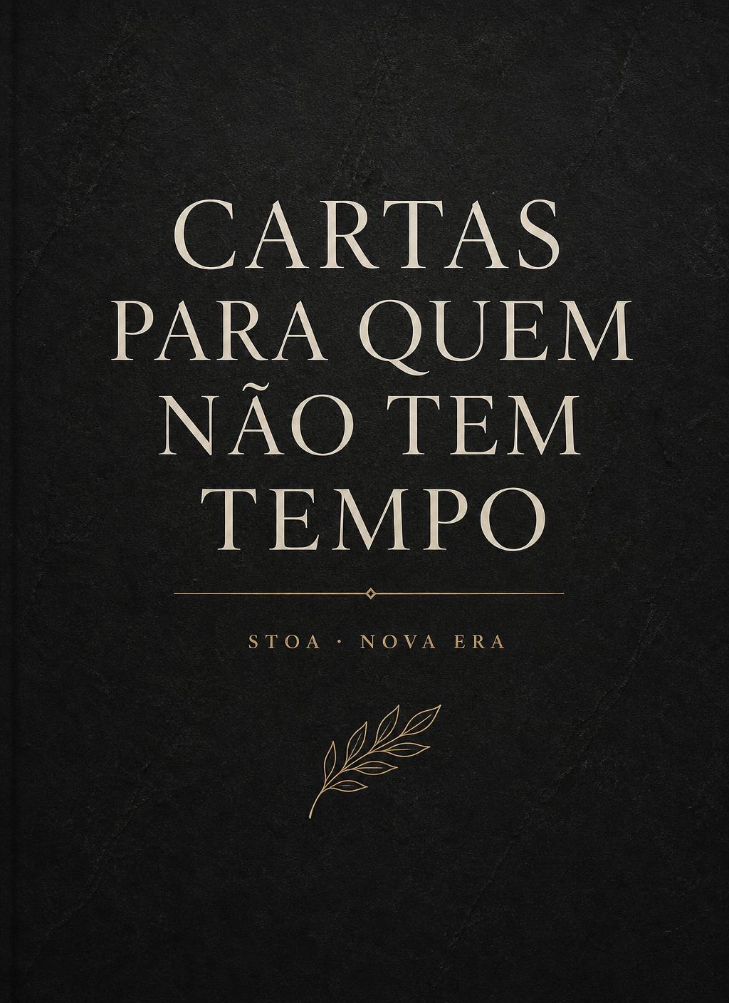 Capa do e-book Cartas para Quem Não Tem Tempo